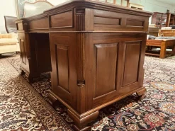 Best Pamono English Classic Desk with Green Inlay