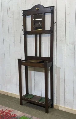 Pamono English Coat Rack in Oak><noscript><img width=