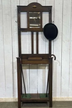 Pamono English Coat Rack in Oak><noscript><img width=