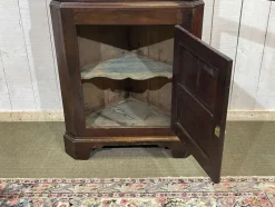 Pamono English Corner Cabinet in Walnut, Mahogany and Oak, 19th Century><noscript><img width=