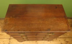 Pamono English Cottage Oak Chest of Drawers, 1700s><noscript><img width=