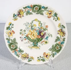 Pamono English Decorated Ceramic Service from Mason's, 1950s, Set of 41><noscript><img width=