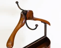 Best Pamono English Deluxe Valet Stand with Trouser Press, 1920s