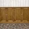 Pamono English 4-Door Fir Sideboard, 1950s> Sideboards & Buffets