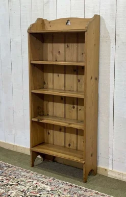 Pamono English Fir Bookcase, 1900s><noscript><img width=