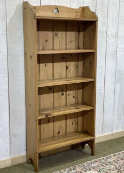 Pamono English Fir Bookcase, 1900s><noscript><img width=
