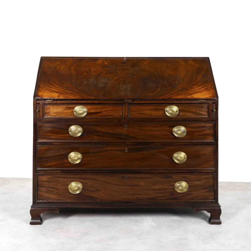 Pamono English George III Mahogany Desk> Secretaires