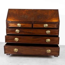 Pamono English George III Mahogany Desk><noscript><img width=