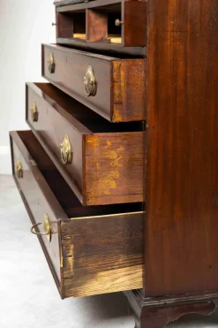 Pamono English George III Mahogany Desk><noscript><img width=