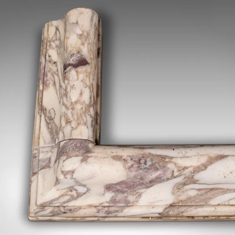 Pamono English Georgian Fireplace Surround in Marble, 1820s> Fireplaces And Mantels