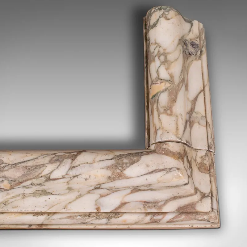 Pamono English Georgian Fireplace Surround in Marble, 1820s> Fireplaces And Mantels