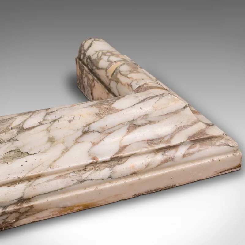 Pamono English Georgian Fireplace Surround in Marble, 1820s> Fireplaces And Mantels