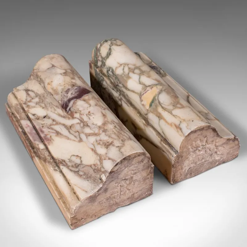 Pamono English Georgian Fireplace Surround in Marble, 1820s> Fireplaces And Mantels