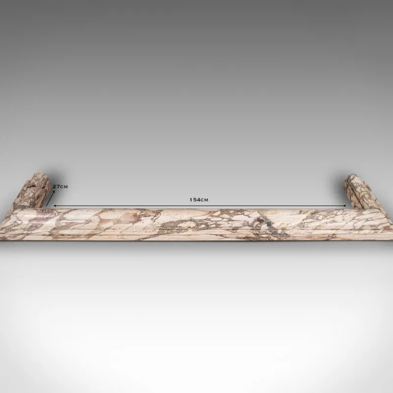 Pamono English Georgian Fireplace Surround in Marble, 1820s> Fireplaces And Mantels