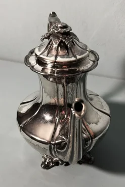 Clearance Pamono English Georgian Style Silver-Plated Teapot, 1870