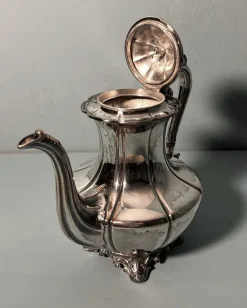 Clearance Pamono English Georgian Style Silver-Plated Teapot, 1870