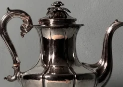 Clearance Pamono English Georgian Style Silver-Plated Teapot, 1870