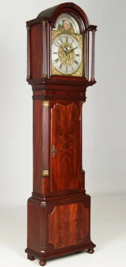 Hot Pamono English Grandfather Clock with Moon Phases, 1780