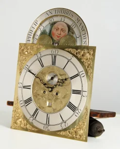 Hot Pamono English Grandfather Clock with Moon Phases, 1780