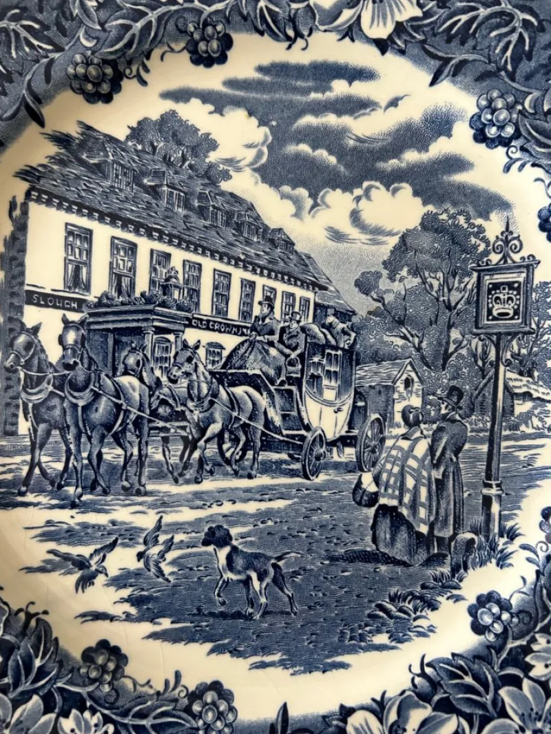 Online Pamono English Ironstone Plates fom Royal Tudor Ware, 1960s, Set of 8