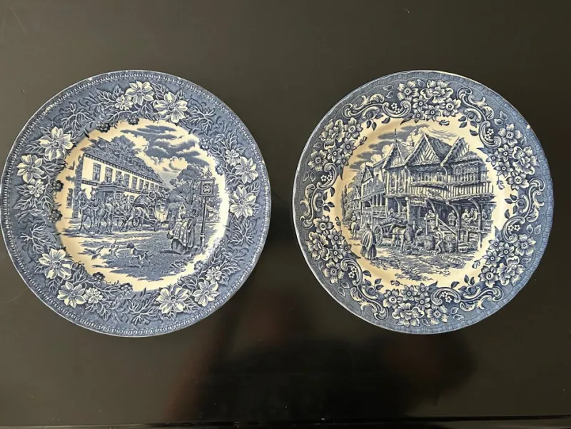 Online Pamono English Ironstone Plates fom Royal Tudor Ware, 1960s, Set of 8