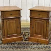 Pamono English Mahogany Bedside Tables, Set of 2> Nightstands