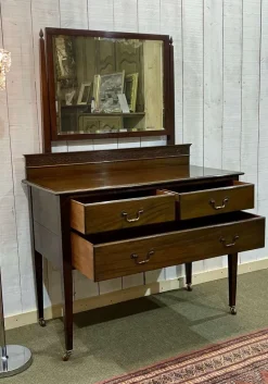 Sale Pamono English Mahogany Dressing Table, Early 20th Century