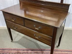 Sale Pamono English Mahogany Dressing Table, Early 20th Century