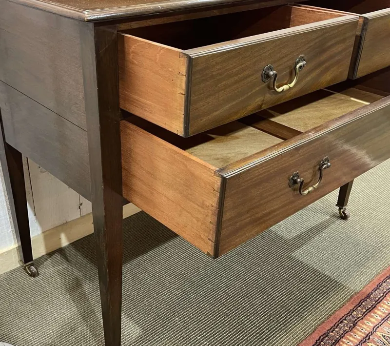 Sale Pamono English Mahogany Dressing Table, Early 20th Century