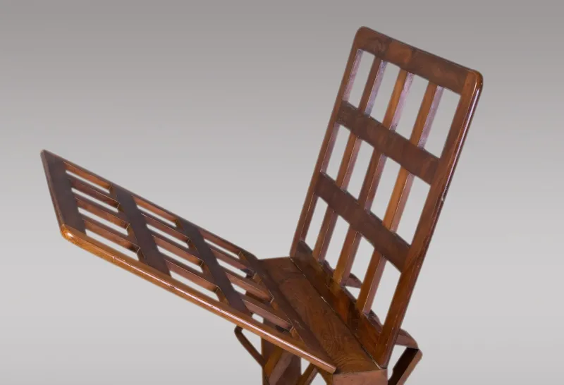 Pamono English Mahogany Library Folio Stand, 1830s> Magazine Racks