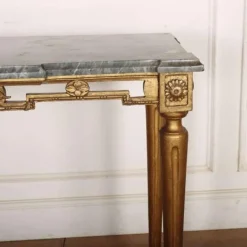 Online Pamono English Marble Topped Console Table