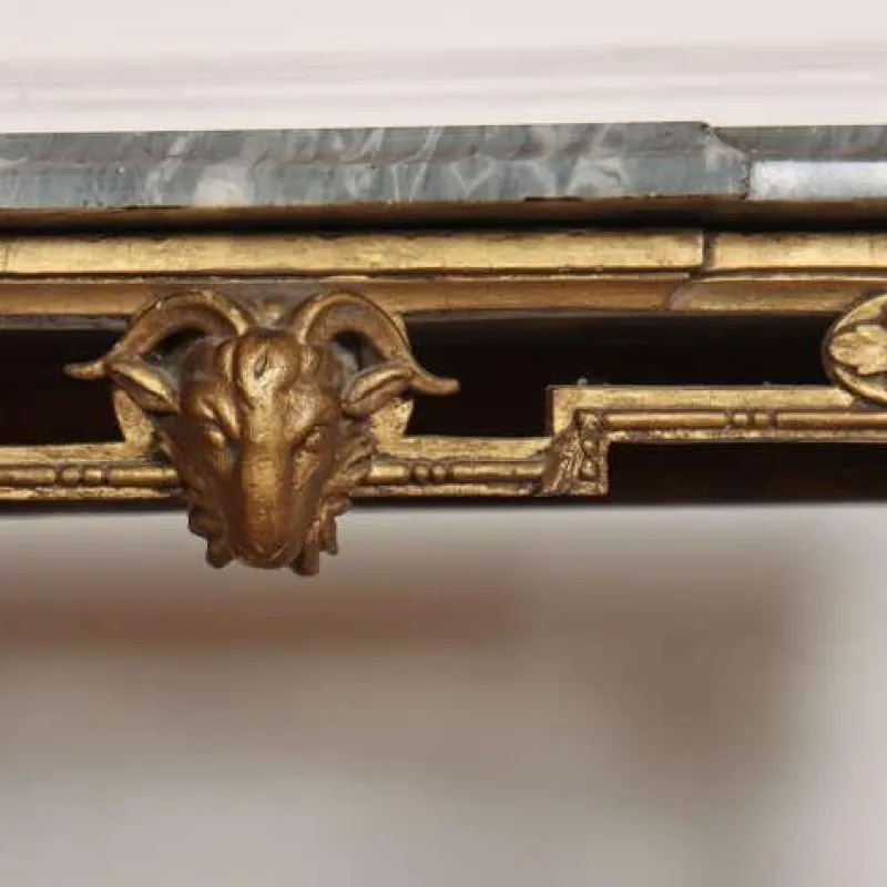 Online Pamono English Marble Topped Console Table