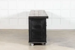 Sale Pamono English Monumental Ebonised Pine Dresser Base, 19th Century