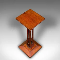 Online Pamono English Oak Statue Stand