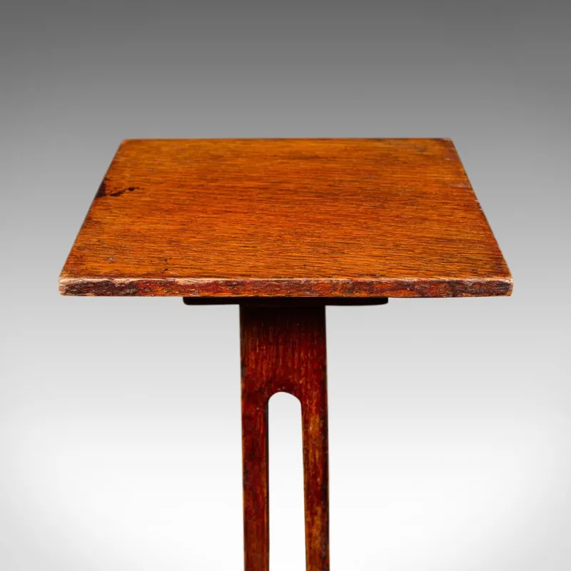 Online Pamono English Oak Statue Stand