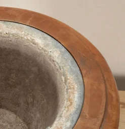 Pamono English Pine Wine Cooler or Jardiniere, 1880s><noscript><img width=