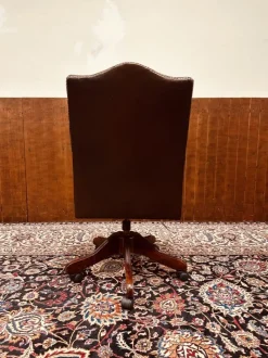 Pamono English President Chair in Leather> Office Chairs