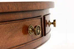 New Pamono English Regency Mahogany Drum Table