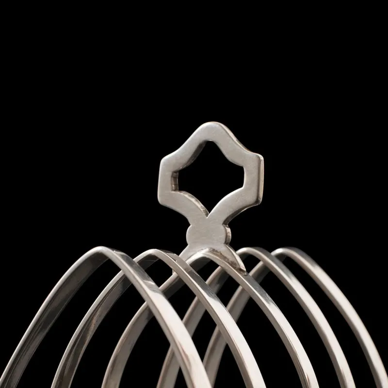 Discount Pamono English Silver Toast Rack by Edward Viner, 1932