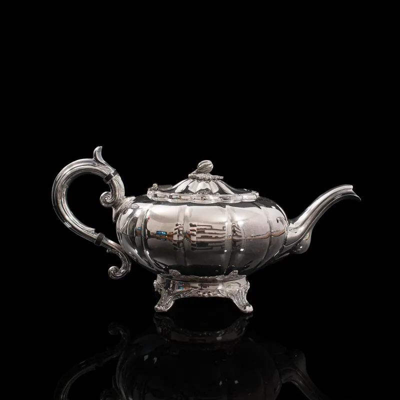 Pamono English Silver-Plated Tea Service from Viners of Sheffield, 1960s, Set of 2> Coffee & Tea Service