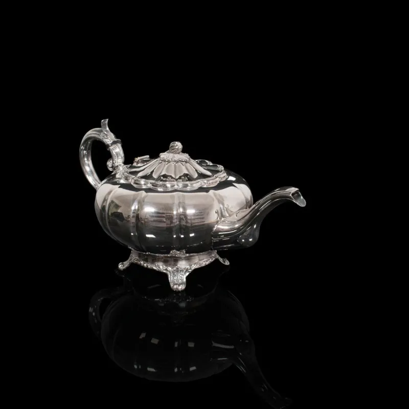 Pamono English Silver-Plated Tea Service from Viners of Sheffield, 1960s, Set of 2> Coffee & Tea Service