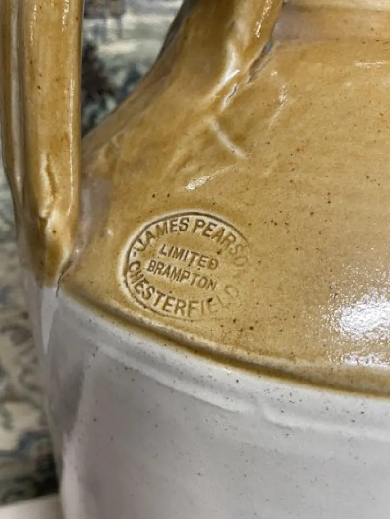 Pamono English Stoneware Wine Jug by James Pearson> Bottles, Carafes & Jugs