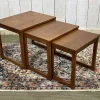 Pamono English Teak Nesting Tables, 1970s, Set of 3> Coffee & Side Tables