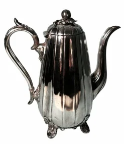 Pamono English Teapot in Silver-Plating from Dixon James, 1890> Coffee & Tea Service
