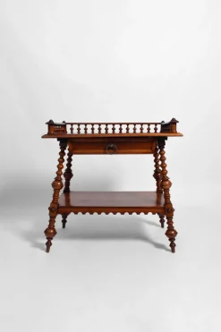 Pamono English Turned Wood Console, 1910s> Console Tables