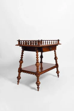 Pamono English Turned Wood Console, 1910s><noscript><img width=