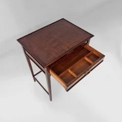 Pamono English Victorian Style Console Table in Wood with Mirror and Drawers, 1930s