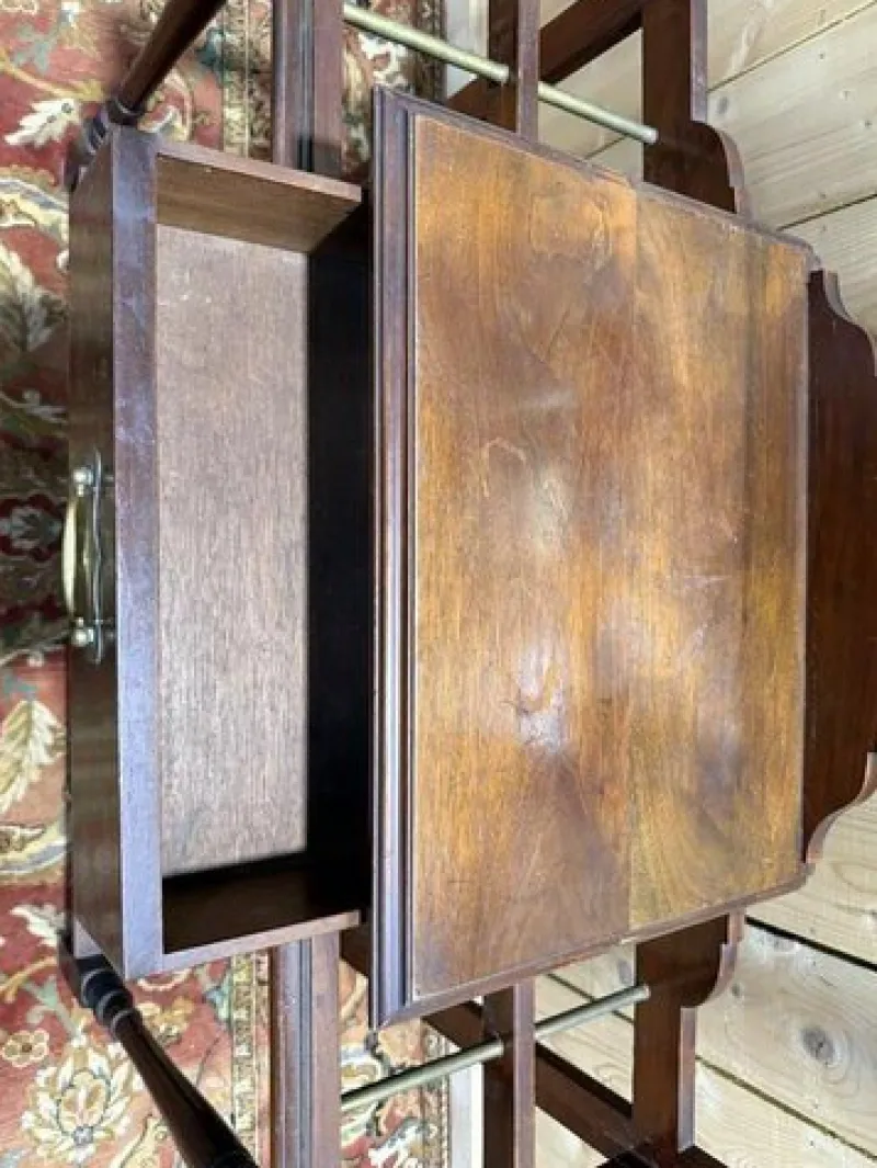 Pamono English Wardrobe in Mahogany> Racks, Hooks & Valets