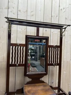 Pamono English Wardrobe in Mahogany><noscript><img width=
