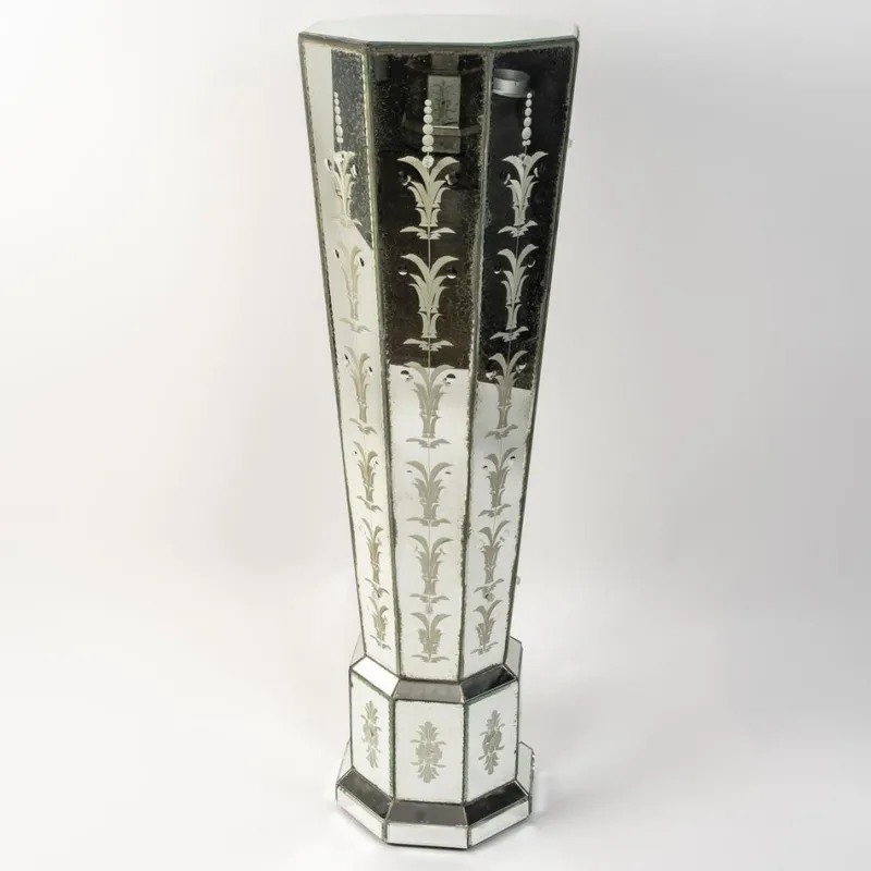 Online Pamono Engraved Mirror Columns, Set of 2